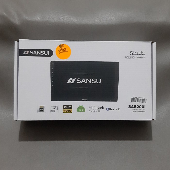 Head Unit Audio Mobil ANDROID 9" 9in 9 " in SANSUI SA5200i SA 5200i