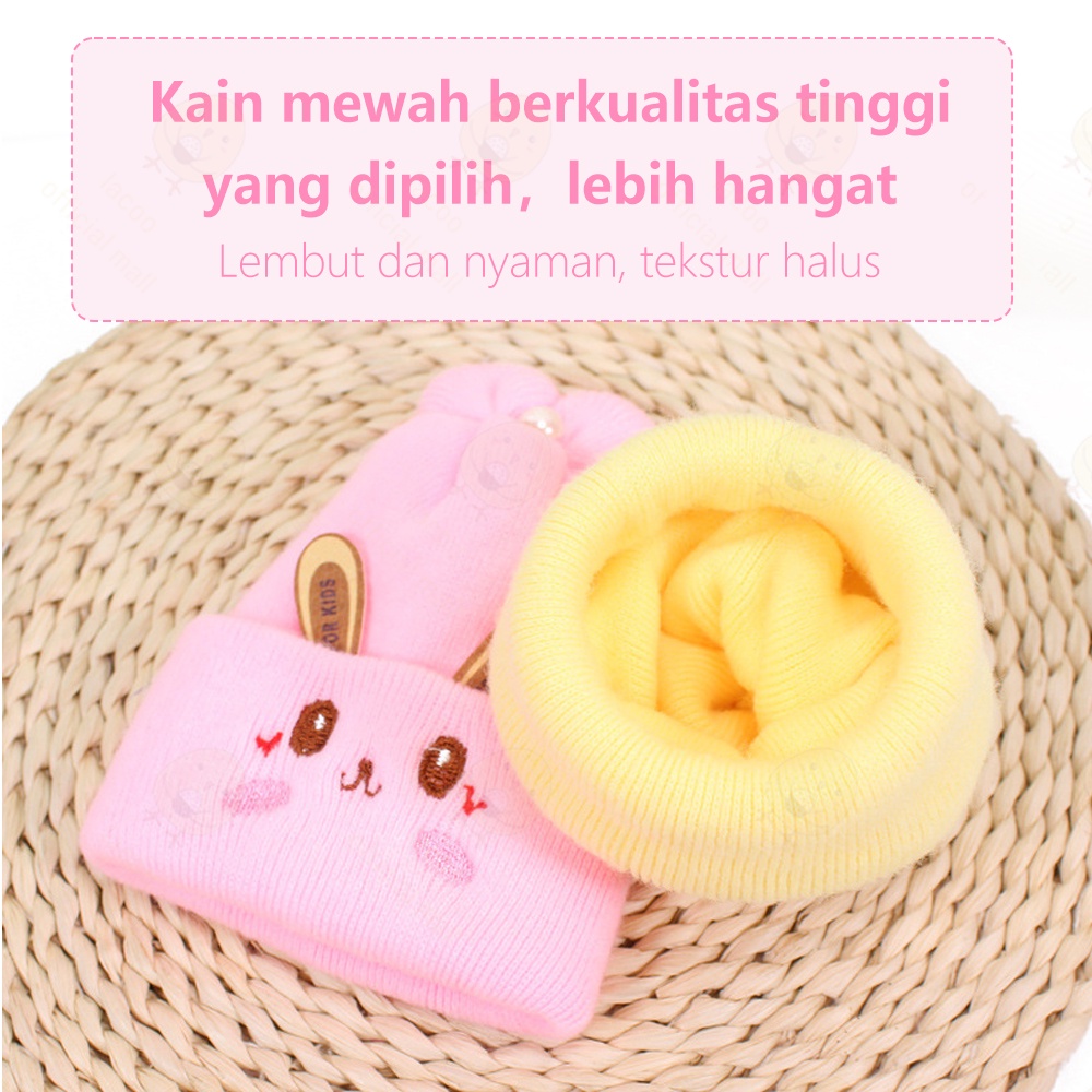 Lacoo Topi kupluk bayi rajut Baby hat Kupluk bayi motif kelinci