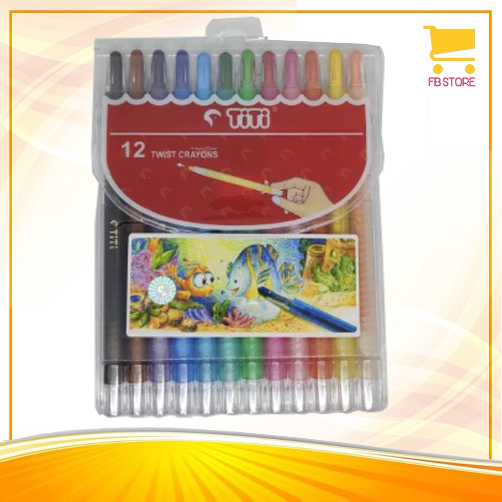

Krayon Putar Titi 12 Warna / 12 Twist Crayons