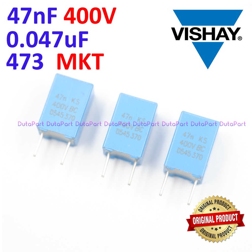 400V 47nF 0.047uF 473 10% ORIGINAL VISHAY MKT MKM Kapasitor Capacitor