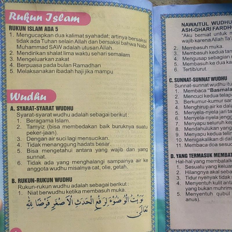 ORI buku belajar sholat dan berdoa dilengkapi juz amma untuk anak edisi terbaru penerbit ITA