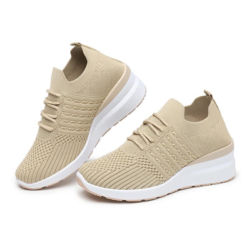[GROSIR][COD] SEVEN_DAY SEPATU SLIP ON BAHAN RAJUT SEPATU WANITA IMPORT MURAH FASHION FZ-A55