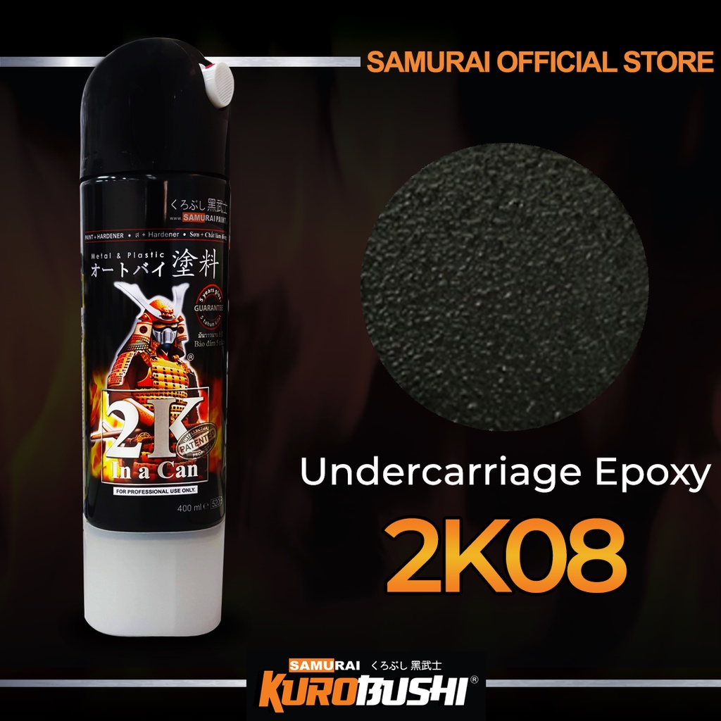 Jual Samurai Paint Undercarriage Epoxy 2K08 (Black) Shopee Indonesia
