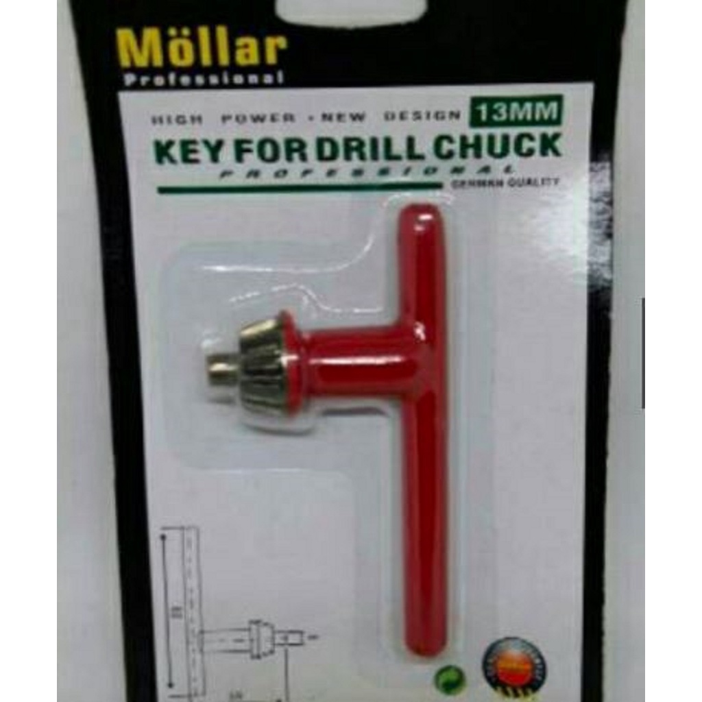 Kunci Kepala Bor 13mm Mollar