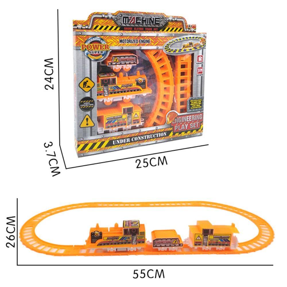 Needway  Kereta Listrik Set 1Set Kualitas Tinggi Mainan Puzzle Blok Bangunan Multi-Track Anak Belajar Edukasi Kereta Api Kereta Api Track Mainan