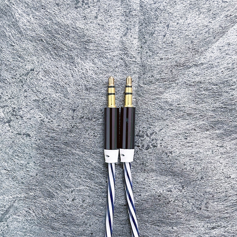 【CB020】Kabel aux Audio 1-1 jack speaker 3.5mm 1M kwalitas bagus plus packing