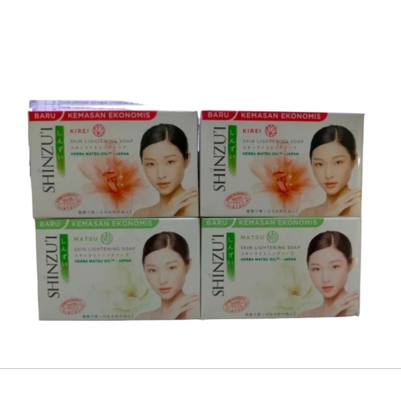 Shinzui sabun batang 60 gram / Sabun batang Shinzui 60 gr / SHINZUI Skin Lightening Bar Soap 60 gr / Sabun Shinzu'i