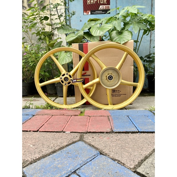 Velg Vrossi  copy RCB ring 17 UK 160/185 set Depan Belakang Jupiter MX bisa untuk CB GL MP TIGER FIZ