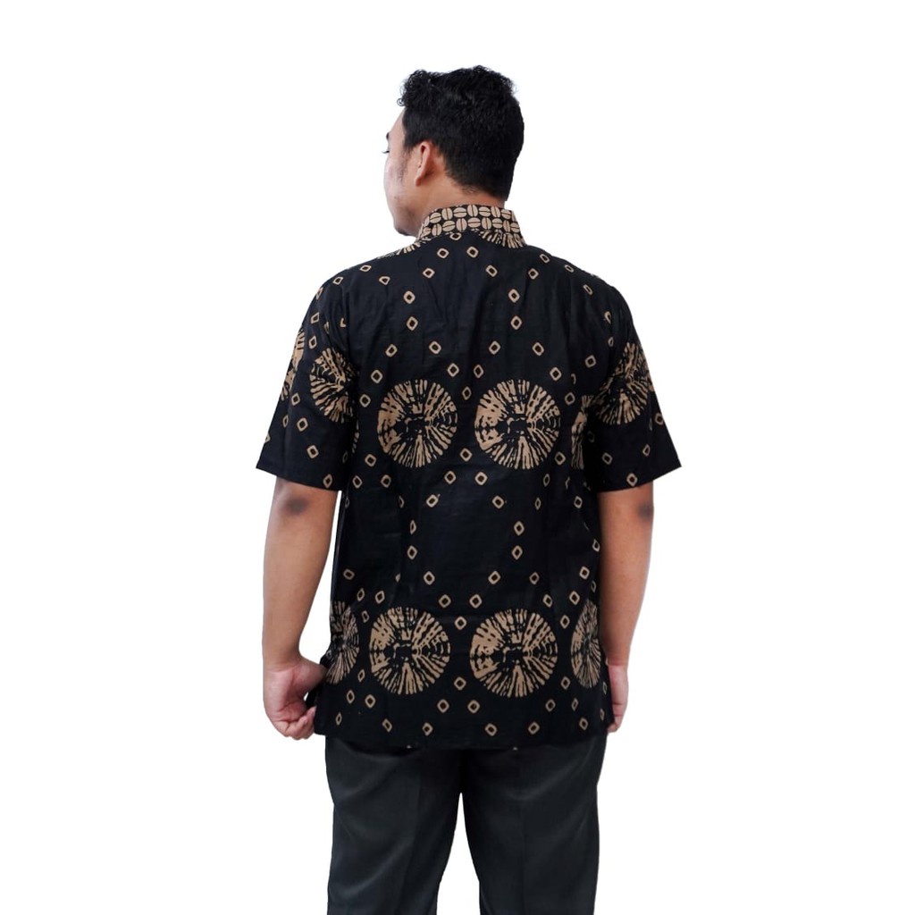 Batik Wanita Atasan Blouse Lengan Panjang Resleting Depan Busui Batik Dua Putri Collection