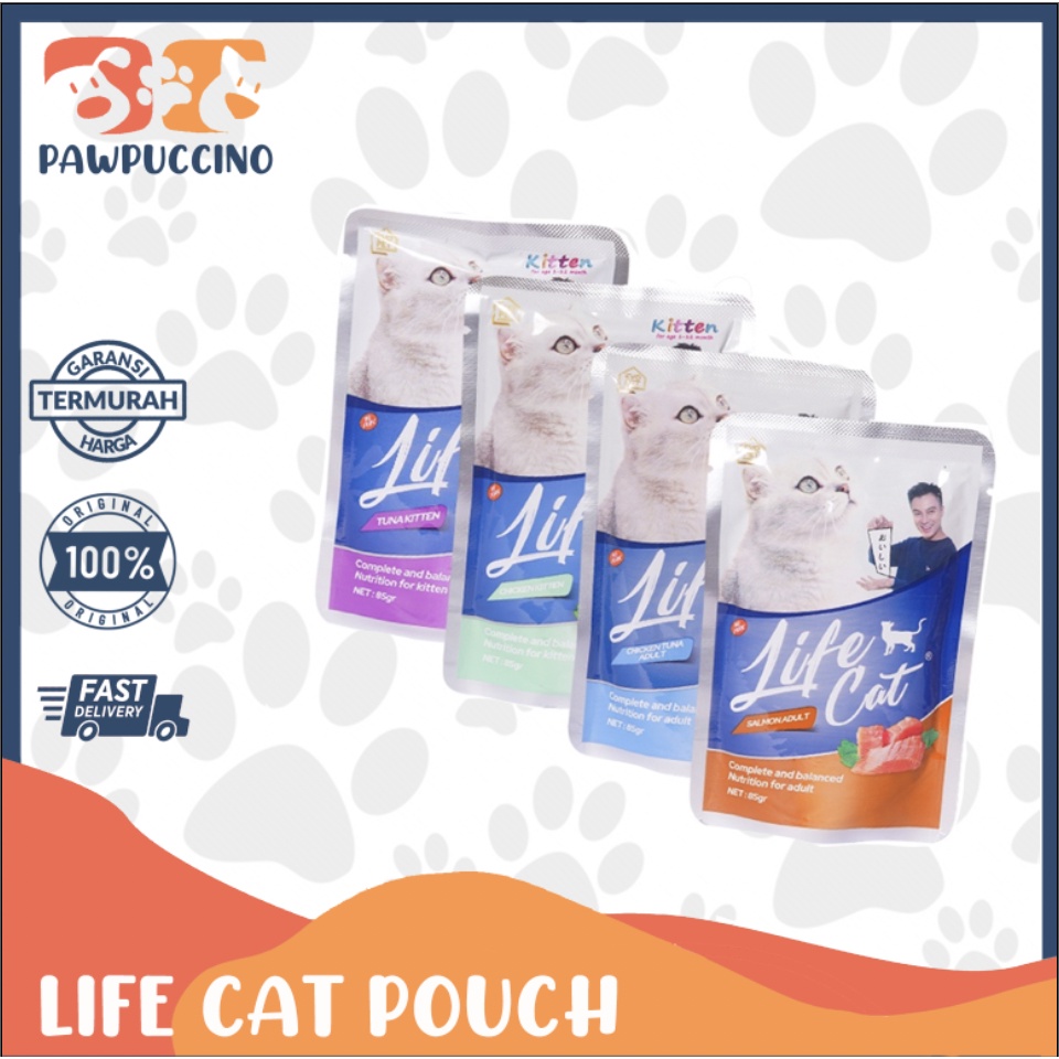 Life Cat Pouch 85gr Makanan Basah Kucing