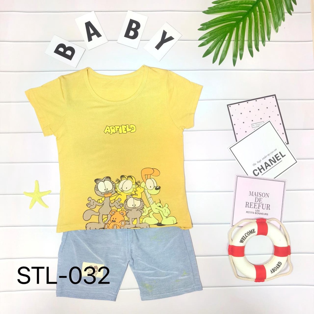 Baju Set ANAK 2-4Tahun 100%Cotton-Setelan Anak Lengan Pendek-Breathable Dan Tidak Panas LAKI-LAKI