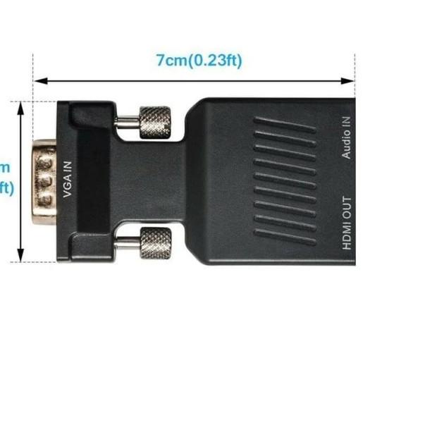 VGA TO HDMI CONVERTER - ADAPTER VGA TO HDMI