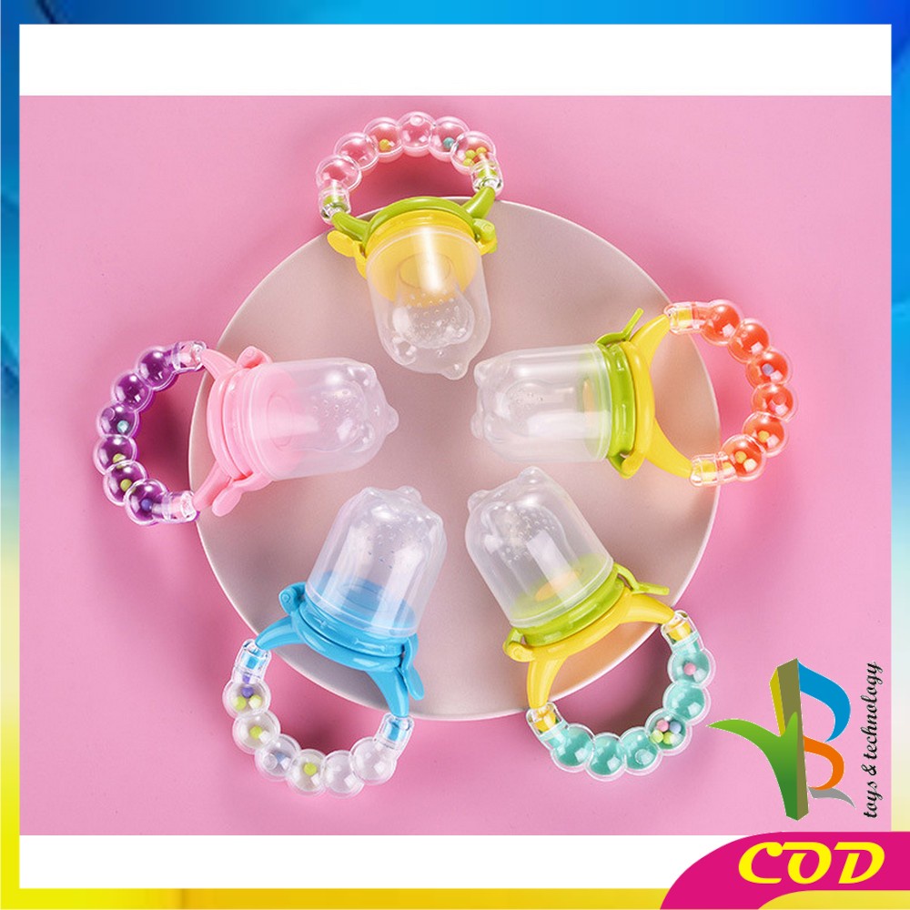 RB-C44-45 Empeng Dot Buah Anak Bayi Baby Fruit Feeder Rattle Teether Kompeng Pacifier Gigitan Bayi