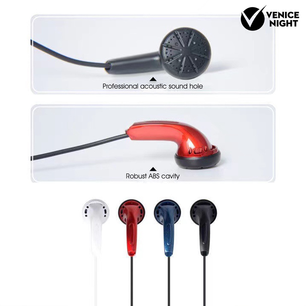 (VNEP) (Berkabel) Earphone High Fidelity Surround Sound Effect Universal 3.5mm Mage Bass Sports Gaming Earbud untuk Panggilan