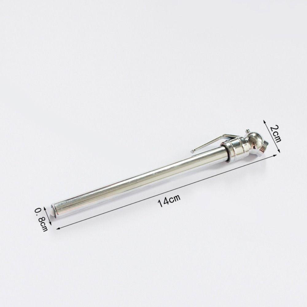 LANFY Pensil Tire pressure Gauge Portable Mobil Truk Sepeda Mekanik Akurat 5-50 PSI Stainless Steel Metal Made Nozzle Alat Tes Tekanan Angin Ban Meter