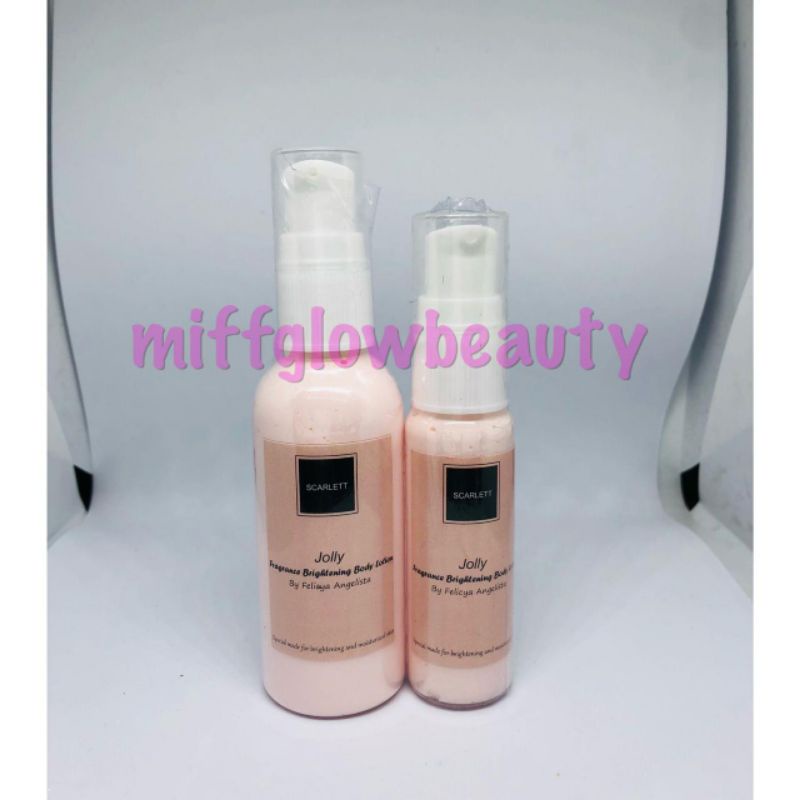 miffglow - [NEW LOVING] COD FULL SEGEL REAL PICT Scarlett mini scarlett whitening body lotion mini 30ml 60ml 100ml jolly romansa happy fantasia charming freshy lotion scarlet mini scarlett travel size scarlett mini series