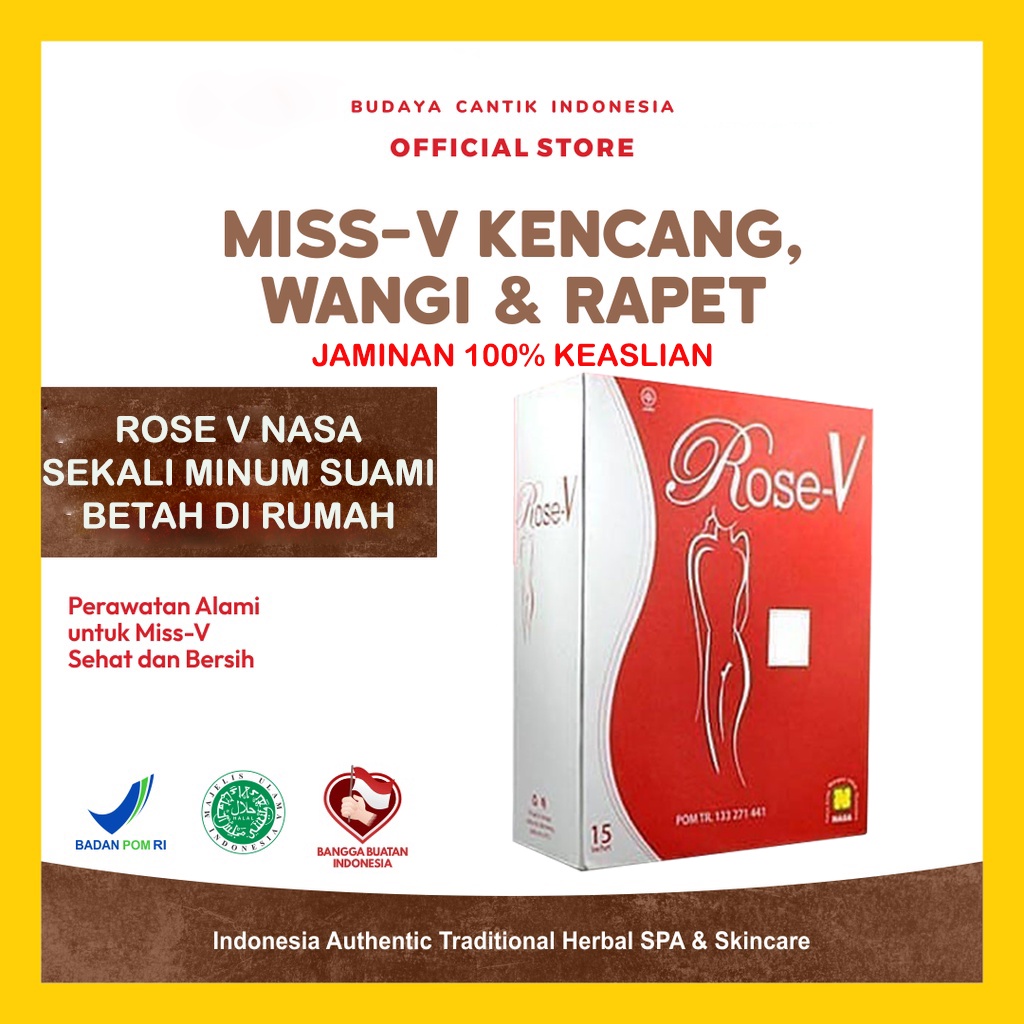 ROSE V Atasi Keputihan Pencegah Kanker Serviks ORIGINAL ROSE-V Merapatkan dan Mengencangkan Miss V