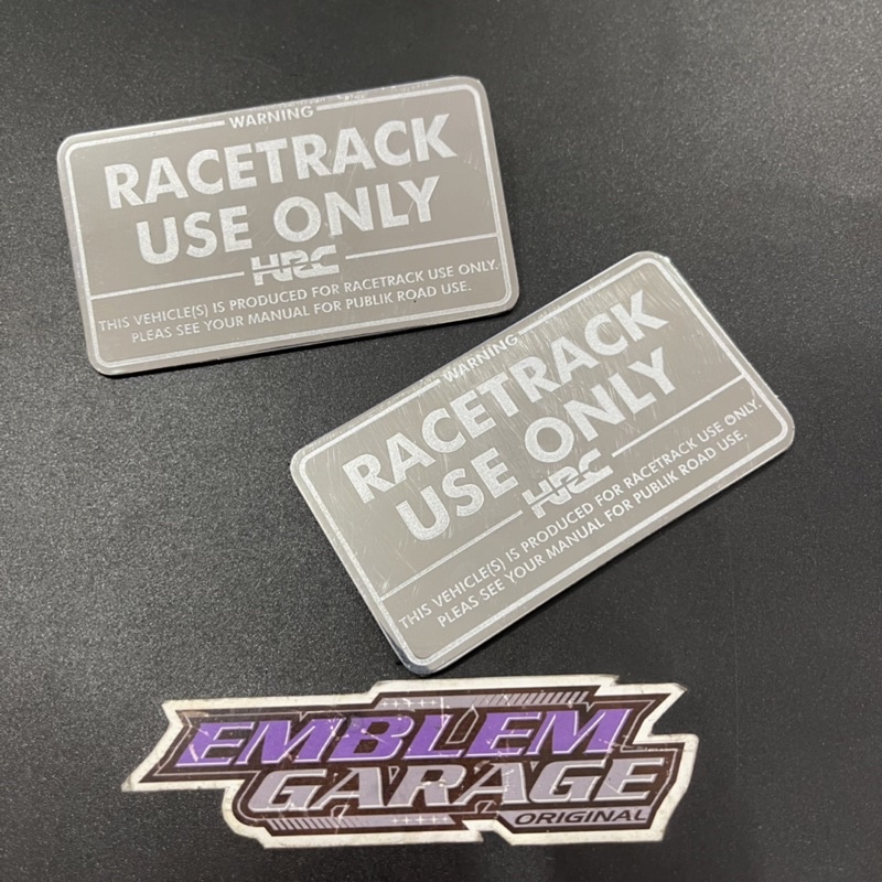 Emblem Hugger HRC RACETRACK Stainless