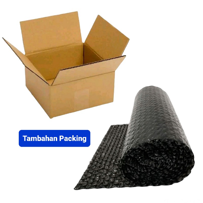 

Tambahan Packing EXTRA BUBBLE WRAP / DUS Agar lebih aman