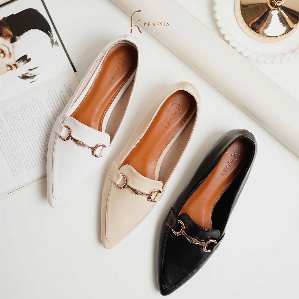 KENESIA Leticia Pantofel Heels Sepatu Wanita | Hak 2 cm