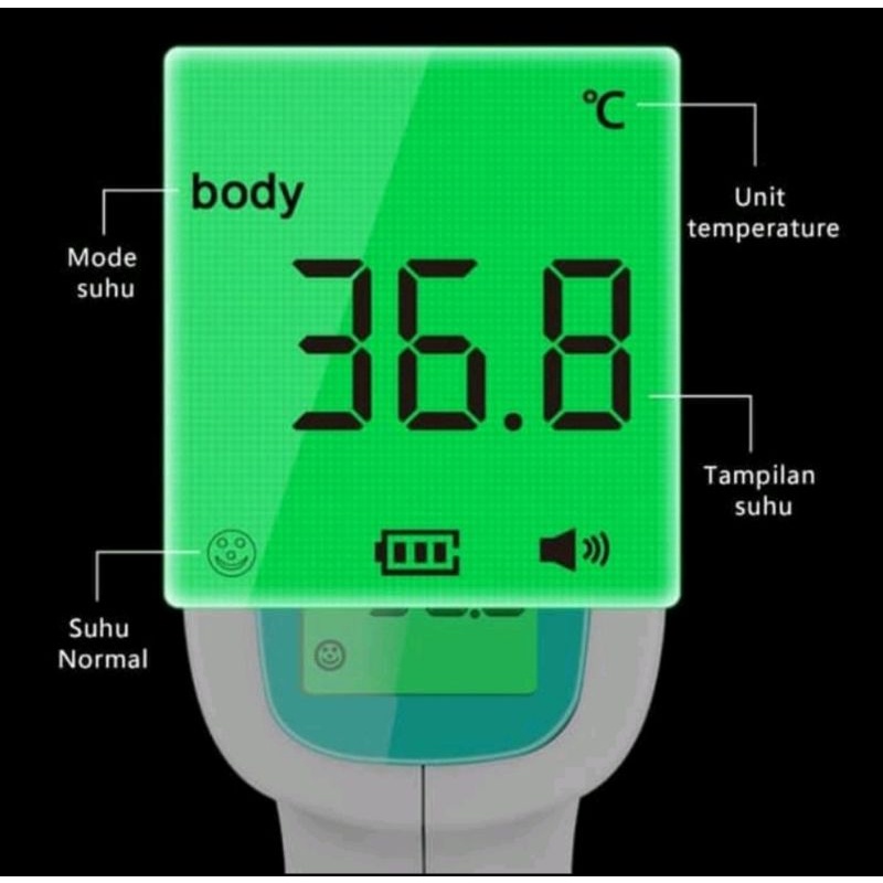 Termometer Non Contact Thermogun - Thermometer Infrared Non Contact Termogun Thermometer Gun