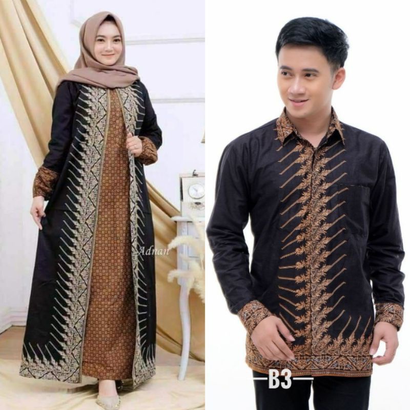 BAJU GAMIS BATIK WANITA - GAMIS BATIK JUMBO - GAMIS BATIK ALLSIZE - GAMIS SYARI