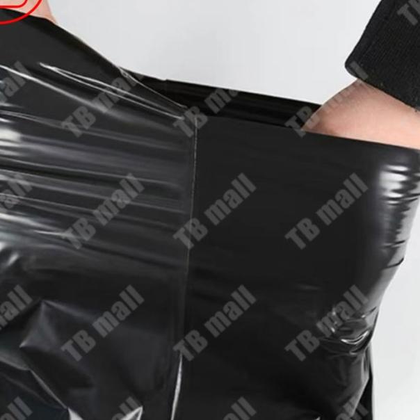 

Plastik Packing Polymailer LDPE Hitam 35X50CM Glossy isi 50pcs Tebal