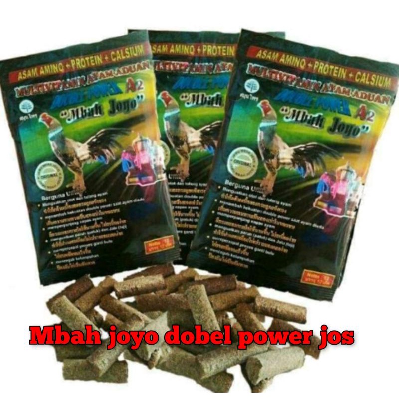 MBAH JOYO DOBEL POWER A2 JAMU AYAM ADUAN jamu adu ayam bangkok super power