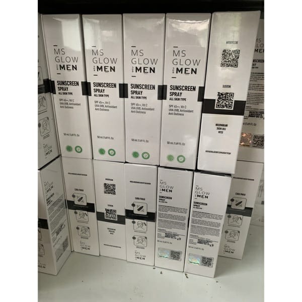 Sunscreen spray MS Glowmen original perlindungan wajah pria bisa cod