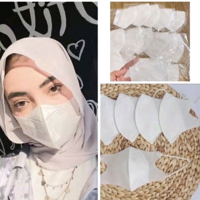 1 Box isi 50pcs Masker DUCKBILL Mask 3PLY BERGARIS Dewasa Murah