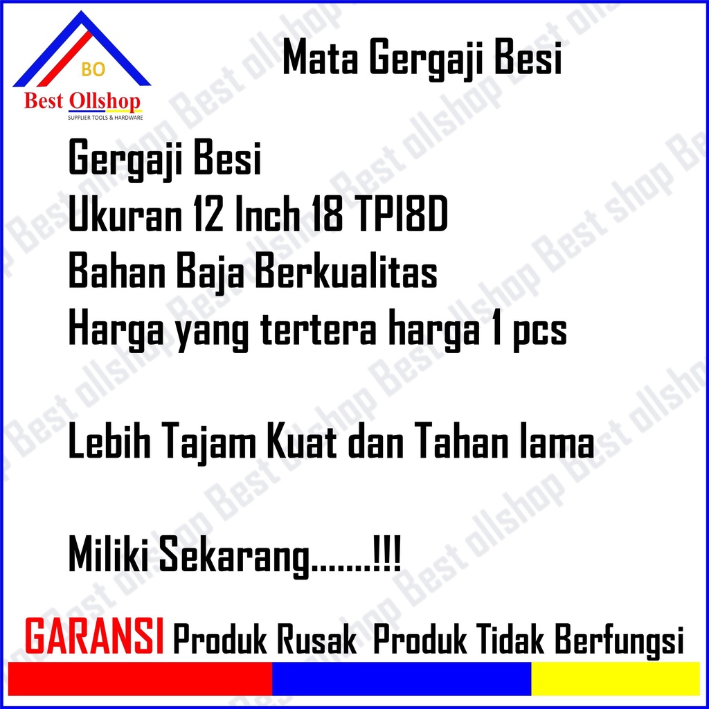 MATA GERGAJI BESI ORANGE MATA 18T dan 24T MURAH/ MATA GERGAJI TRIPLEX/ GERGAJI BESI 18T / Gergaji Graji Besi Termurah