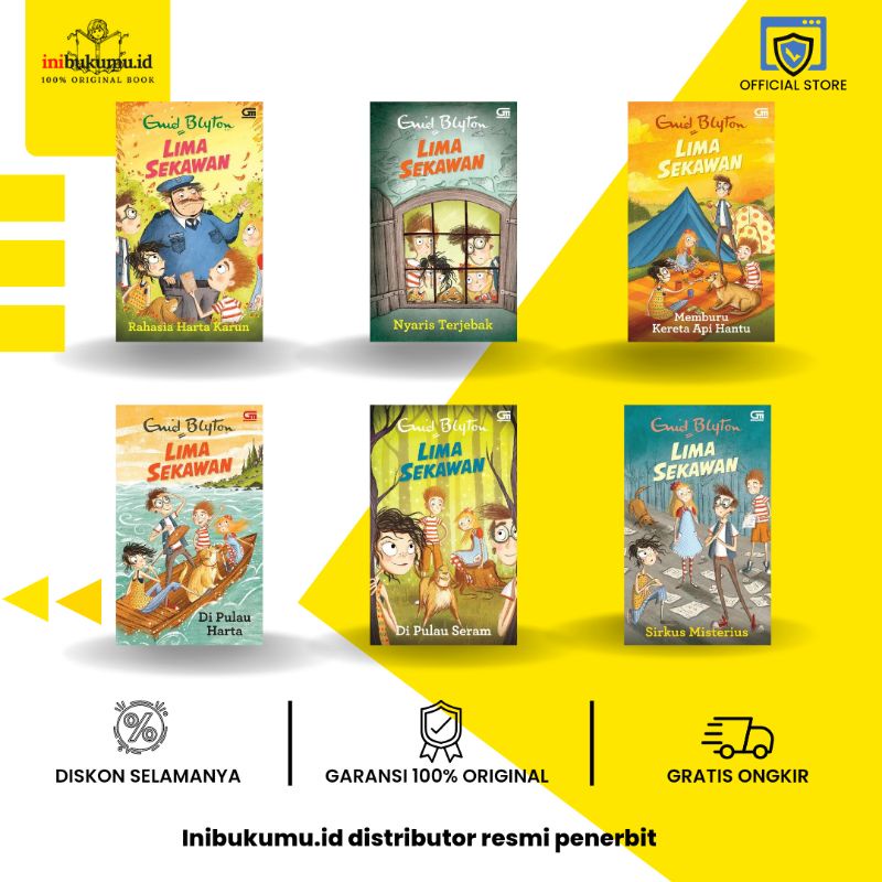 Lima Sekawan (Enid Blyton) terlengkap