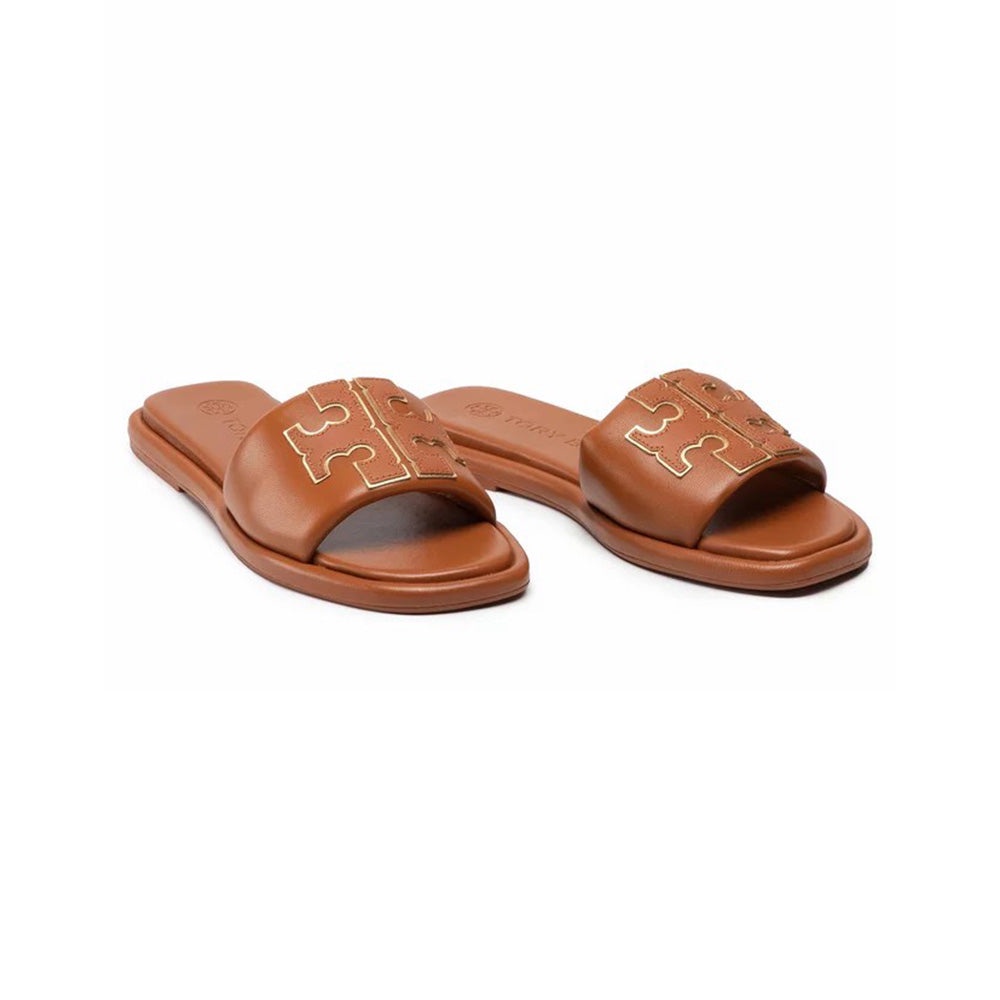 TB Double T Sport Slide Wine Brown 100% Original