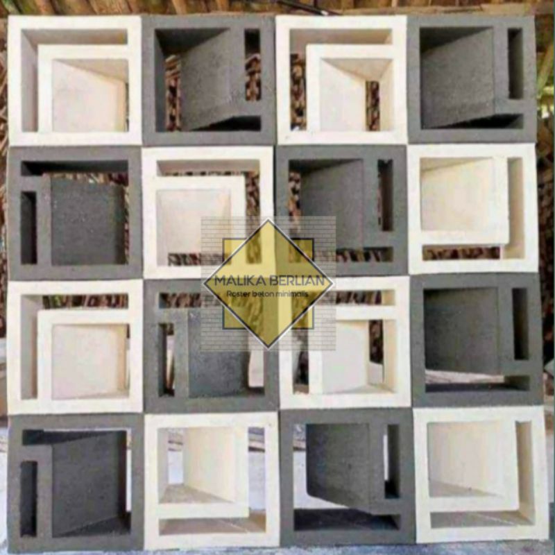 roster beton minimalis L doble 2 sisi