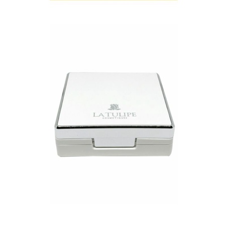 La Tulipe Two Function Cake Bedak + tempat kaca 13g