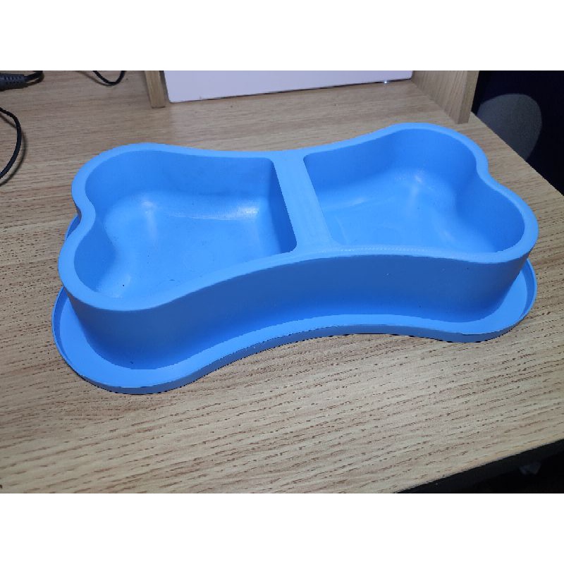 Tempat Makan Kucing Anjing Kecil Pet Bowl Double Love