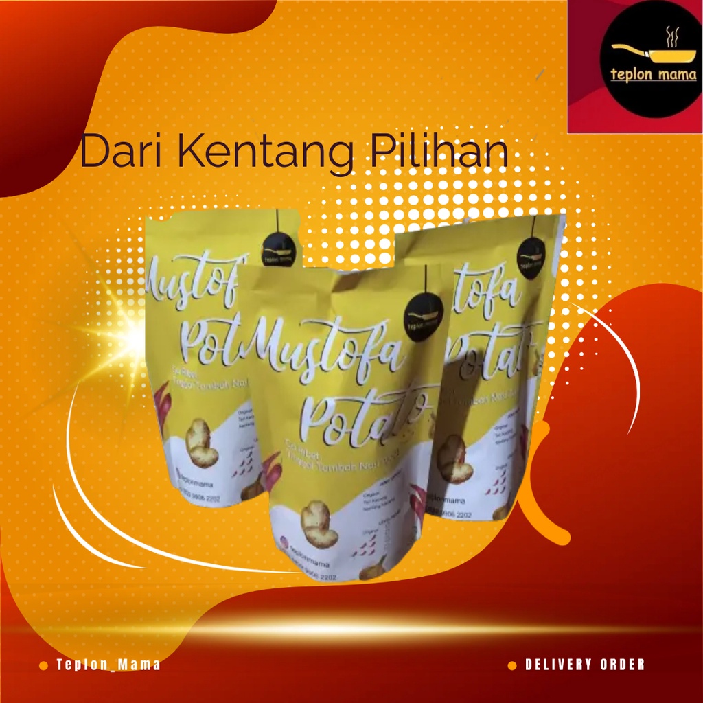 

Kentang Mustofa Pedas Manis /original halal 130 GR
