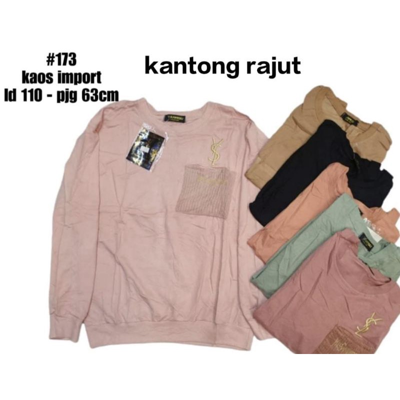 Kaos Tiramisu premium lengan panjang premium__kode79