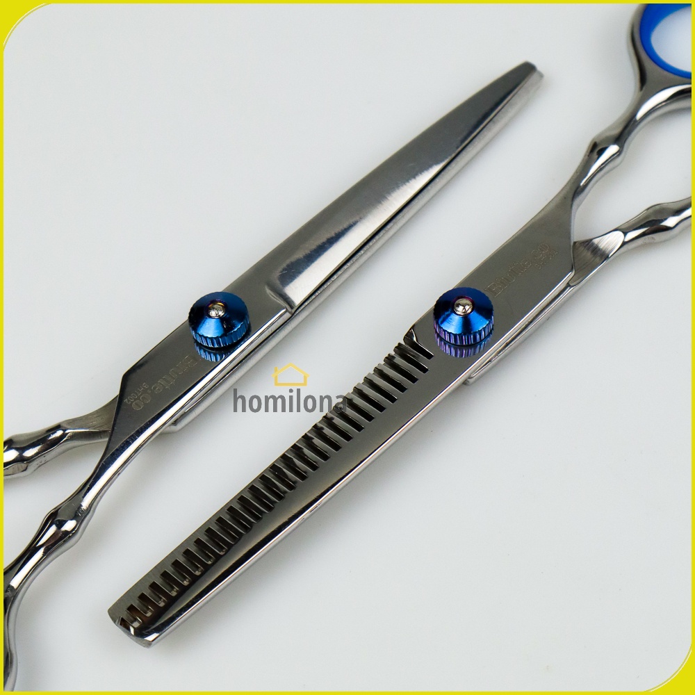 Set Gunting Rambut Salon Profesional Stainless Steel Biutte.co BHT002 Silver