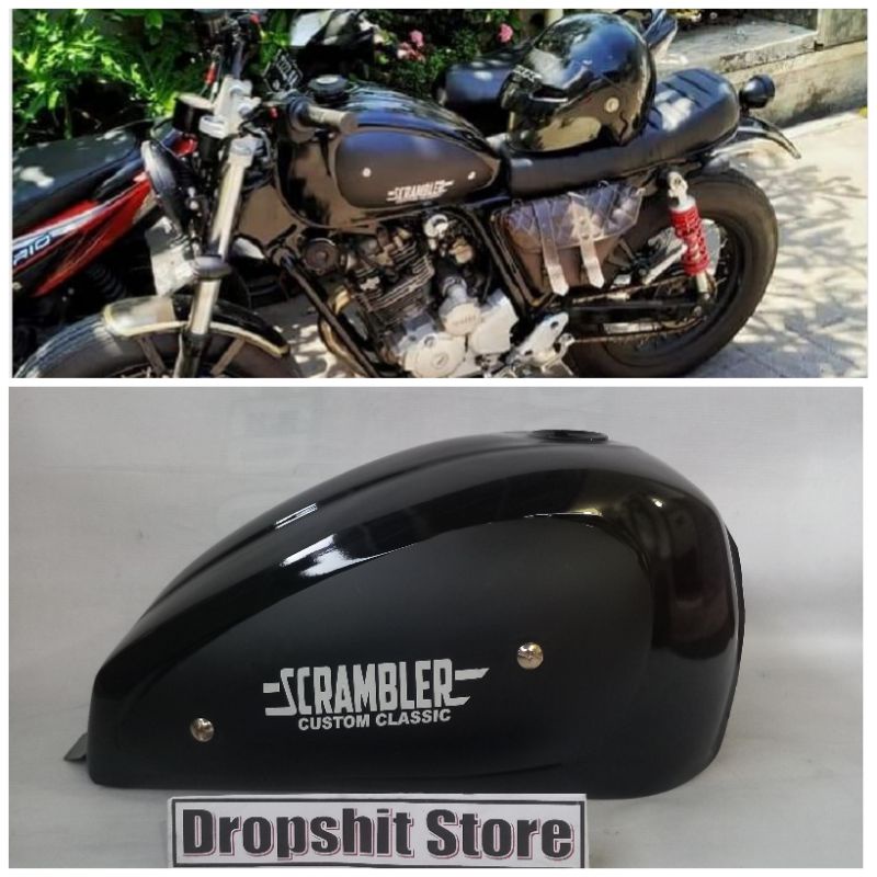 tangki custom japstyle scrambler scorpio tiger megapro thunder gl pro cb