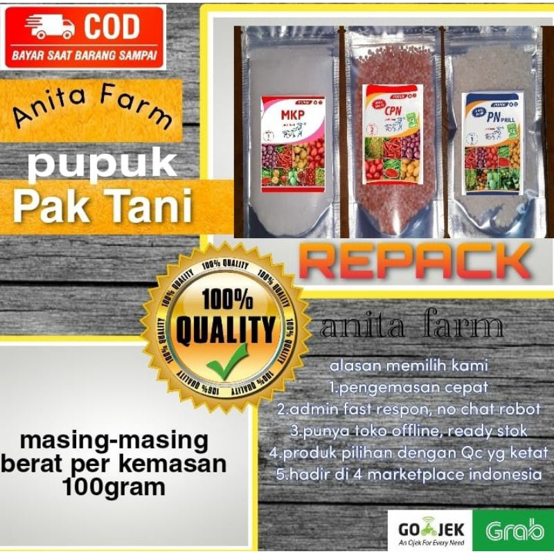 Pupuk Mkp Cpn Pn prill Kno3 Merah Putih Pak Tani