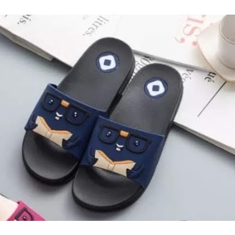 SANDAL SLOP WANITA TERMURAH KARTUN BERKACAMATA 36-40