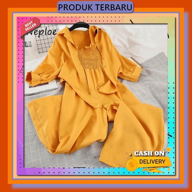 Jumpsuit Set Motif Tie Dye Print Rayon Super Premium Terbaru Busui Limited Casual Bahan Adem Jumpsut