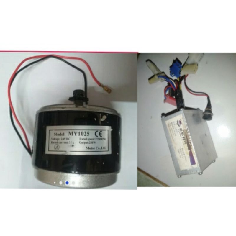 Dinamo sepeda listrik 24v 250watt plus controller