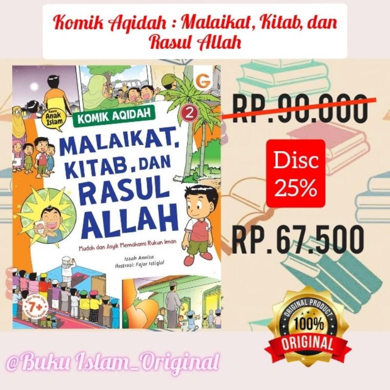 Komik Aqidah : Malaikat, Kitab, dan Rasul Allah