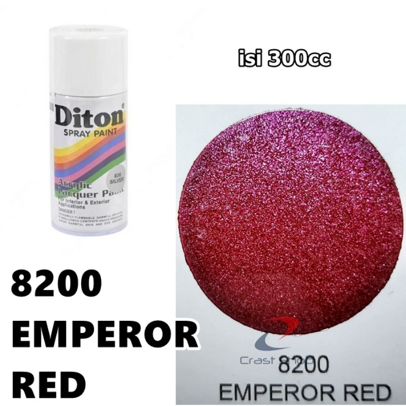 Cat Pilox Diton Emperor Red 8200 300cc Warna Merah Ungu Metalik