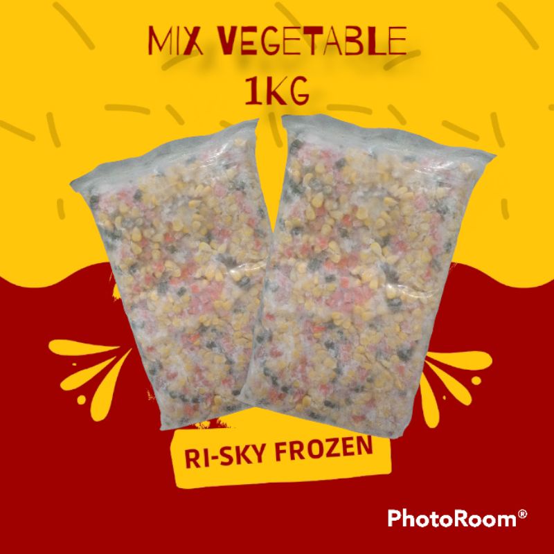KK Sayuran Beku Mix Vegetables 1kg