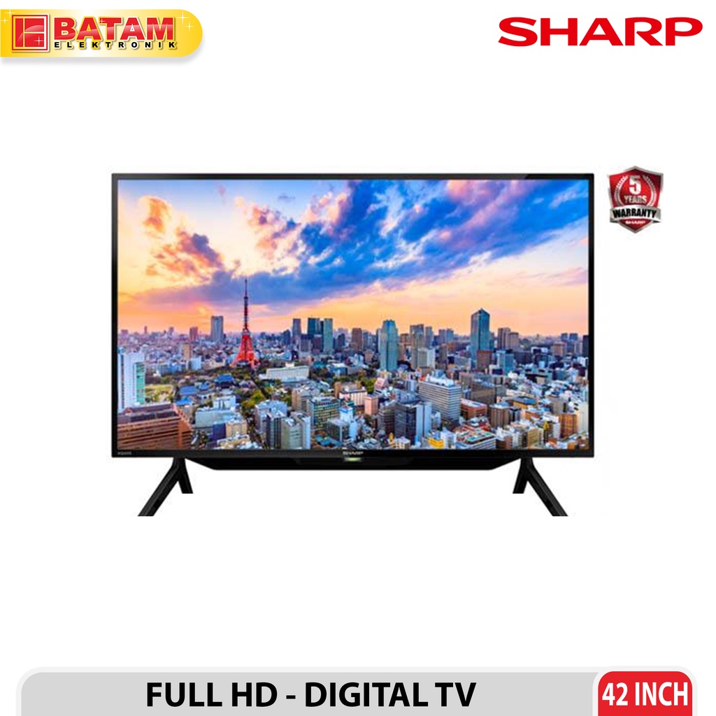 SHARP TV Digital 42 Inch AQUOS LED 42 2T-C42BD1i