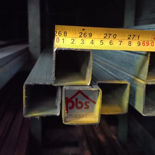 Hollow Besi / Holo HITAM 40x40 BC (35x35) (1mm 1.2mm 1.4mm 1.6mm 1.8) - 1.0 mm