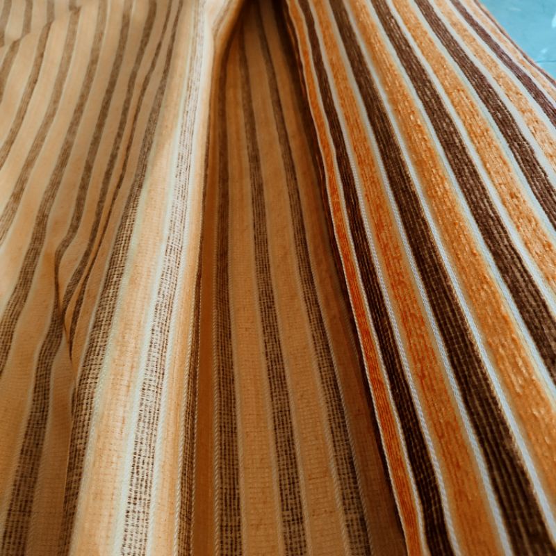 KAIN SOFA MOTIF SALUR / KAIN CENIL METERAN / KAIN SOFA CHENIL MURAH / KAIN CENIL CHENIL